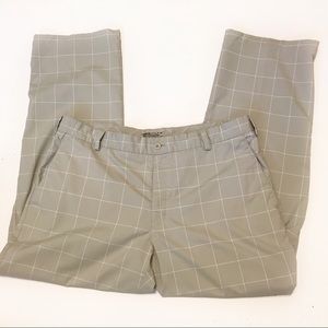 Men’s Nike Dri Fit Golf Check Pants Sz 36/30